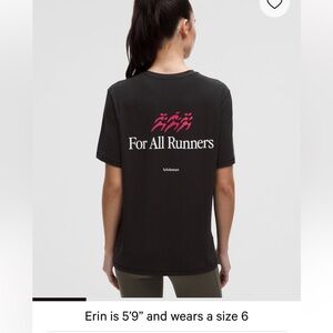 lululemon athletica for all runners jersey shirt top tee 4